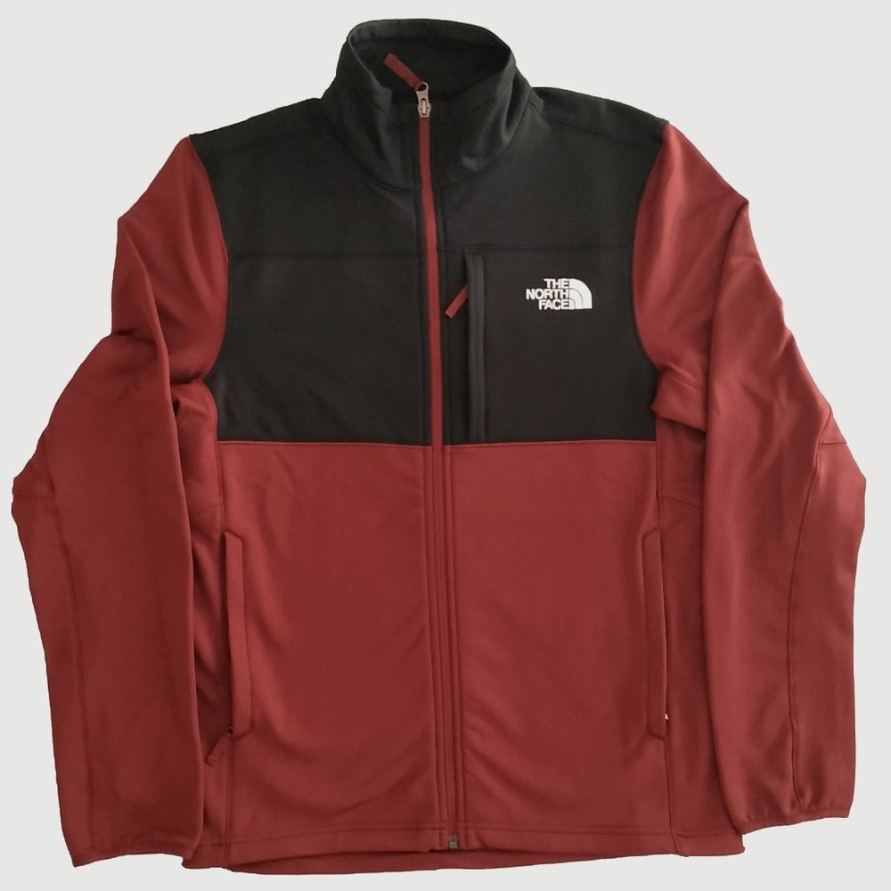 🆕 The North Face Men's 200WT Cinder Full Zip, Small - Pomegranate, NWT, Auth.